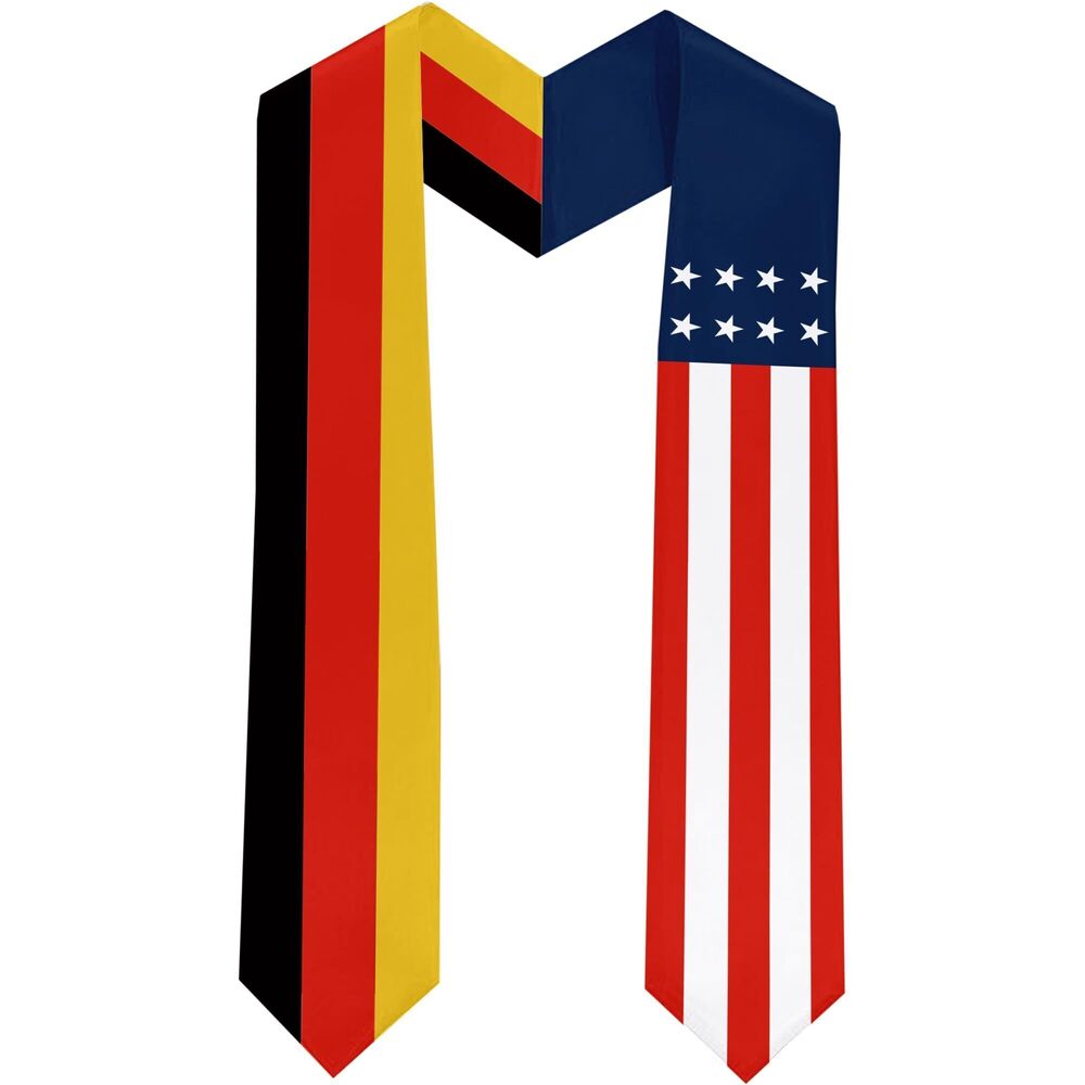 5190 Germany Flag International Students Graduation Sash Stole Scarves 180